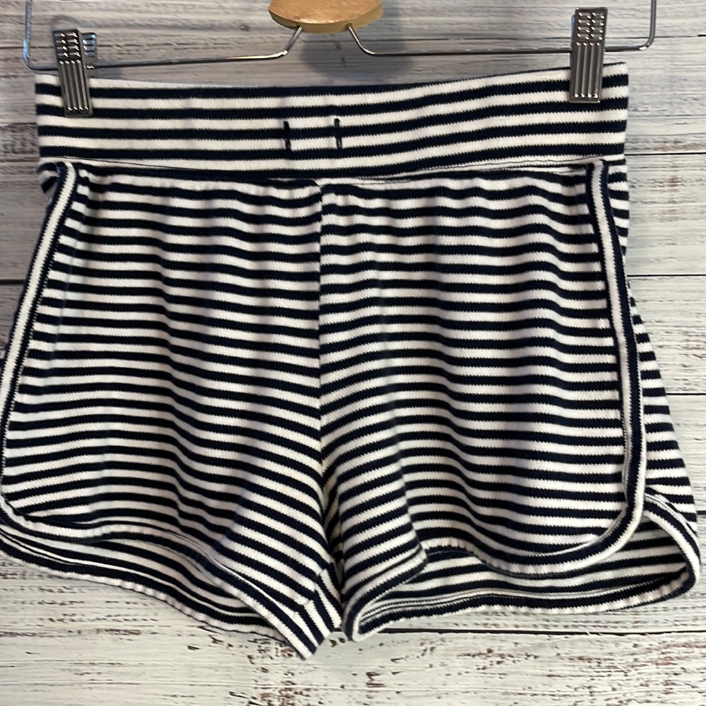 Sale Bcg Black & White Striped Shorts | Size Large (12-14)